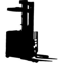 Stanf Up Reach Forklift Icopn Orange